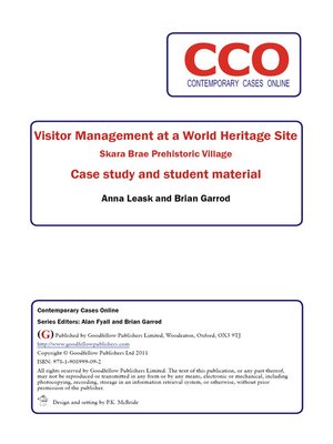 cover image of Visitor Management at a World Heritage Site